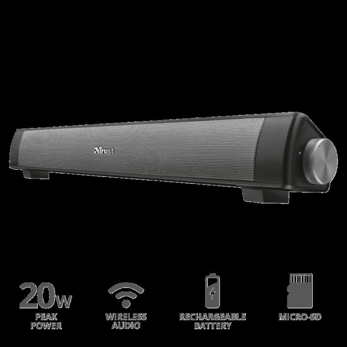 Soundbar trust lino wireless soundbar bluetooth specifications gene...