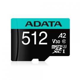 Micro secure digital card adata 512gb ausdx512gui3v30sa2-ra1 clasa 10 cu
