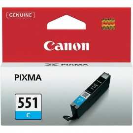 Cartus cerneala canon cli-551c cyan capacitate 7ml pentru canon pixma