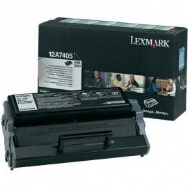 Toner lexmark 12a7405 black 6 k e321  e323  e323n