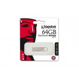 Usb flash drive kingston 64 gb datatraveler se9 g2 metal