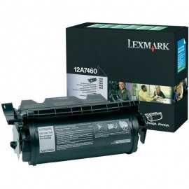 Toner lexmark 12a7460 black 5 k t630  t630 ve  t630dn