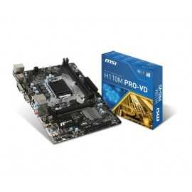 Placa de baza msi socket lga1151 h110m pro-vd intel h110