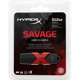 Usb flash drive kingston 512gb hyperx savage usb 3.1 viteza