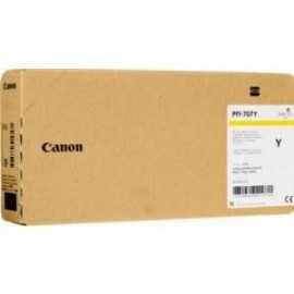 Cartus cerneala canon pfi-707y yellow capacitate 700ml pentru canon ipf830