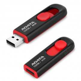 Usb flash drive adata 4gb c008 usb2.0 negru