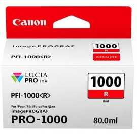 Cartus cerneala canon pfi-1000r  red capacitate 80ml pentru canon imageprograf