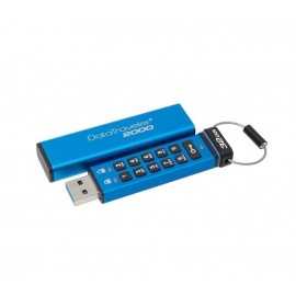Usb flash drive kingston 8gb dt2000 usb 3.0 keypad 256bit