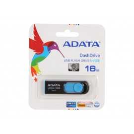 Usb flash drive adata 16gb uv128 usb3.0 negru si albastru