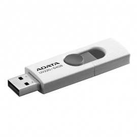 Usb flash drive adata uv220 64gb white/gray retail usb 2.0