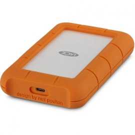 Hdd extern lacie 1tb rugged 2.5 usb3.0 argintiu si portocaliu