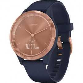 Smart watch garmin vivomove 3s s/e eu sport blue-gold silicone