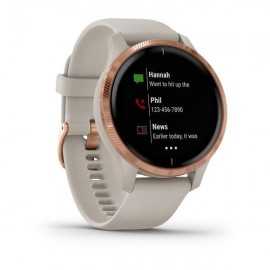 Smart watch garmin venu light sand/rose gold seu smart notifications