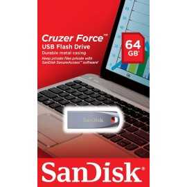 Usb flash drive sandisk cruzer force 64gb 2.0