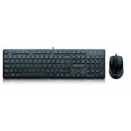 Kit tastatura + mouse wired delux ka150u+m321bu usb neagru mouse