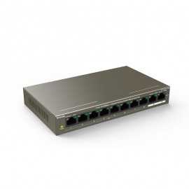 Tenda 8-port10/100mbps+2 gigabit desktop switch with 8-port poe...