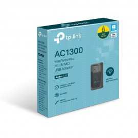 Tp-link ac1300 mini adaptor usb wireless mu-mimo archer t3u usb