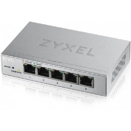 Zyxel gs1200-5 5-port gbe web smart metal switch fanless