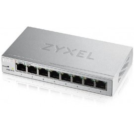Zyxel gs1200-8 8-port gbe web smart metal switch fanless