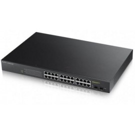 Zyxel gs1900-24 24-port gbe smart managed switch with 2xsfp gbe