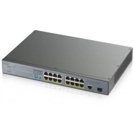 Zyxel gs1300-18hp-eu0101f 18-port switch 17x 100/1000 mbps (16x poe) 802.3at