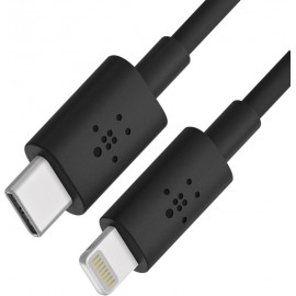 Belkin mixit↑™ usb-c™ cable with lightning connector 1.2m black