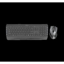Set fara fir tastatura cu mouse trust tecla-2 wireless keyboard