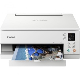Multifunctional inkjet color canon pixma ts6350 white dimensiune a4 (printare