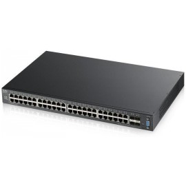 Zyxel xgs2210-52 48-port gbe l2 switch with 10gbe uplink layer