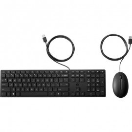 Hp kit tastatura si mouse usb 320mk. culoare: negru. dimensiuni: