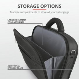Geanta trust sydney carry bag for 17 laptops - black