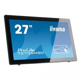 Monitor POS touchscreen iiyama ProLite T2735MSC, 27 inch, Full HD, PCAP,...