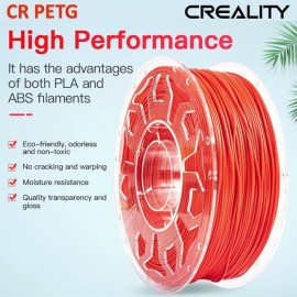 Creality cr petg 3d printer filament red printing temperature: 230-250°c