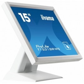 Monitor POS touchscreen iiyama ProLite T1531SR, 15 inch, rezistiv, alb