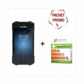 Pachet inventariere: Terminal mobil Zebra TC21, SE4100, Android, 3GB, bat....