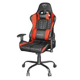 Scaun trust gxt 708r gaming chair red  general ergonomic design