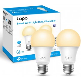 Tp-link tapo l510e smart bulb white 2 pack yellow wi-fi