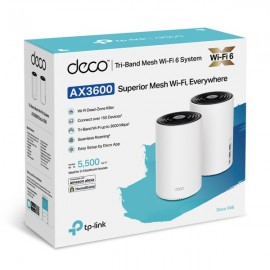 Tp-link ax3600 whole home mesh wi-fi 6 system deco x68(2-pack)ieee