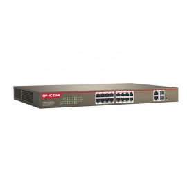Ip-com s3300-18-pwr-m 16-port 10/100mbps + 2 gigabit web smart poe