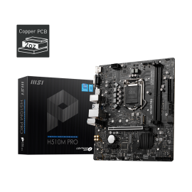 Placa de baza msi h510m pro-e lga 1200  specifications model