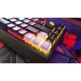 Razer phantom pudding keycap upgrade set - white