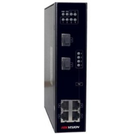 Switch 4 porturi poe pentru mediu industrial hikvision ds-3t0306p l2
