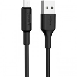 Cablu date si incarcare usb la microusb hoco soarer x25