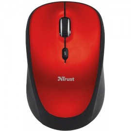 Mouse fara fir trust yvi wireless mouse - red  specifications
