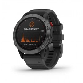 Smartwatch garmin fenix 6s solar silver/black band gps