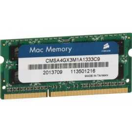 Memorie ram sodimm corsair mac memory 4gb (1x4gb) ddr3 1333mhz