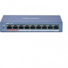 Switch poe 8 porturi hikvision ds-3e0109p-e/m(b) l2 unmanaged 8x 100m