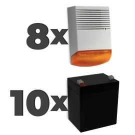 Kit bax 8  x sirena exterior bs-os359 si 10 x