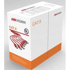 Cablu u/utp cat.6 hikvision ds-1ln6-uu 4x23awg material cupru integral...