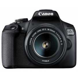 Camera foto canon eos-2000d kit obiectiv ef-s 18-55mm f/3.5-5.6 is